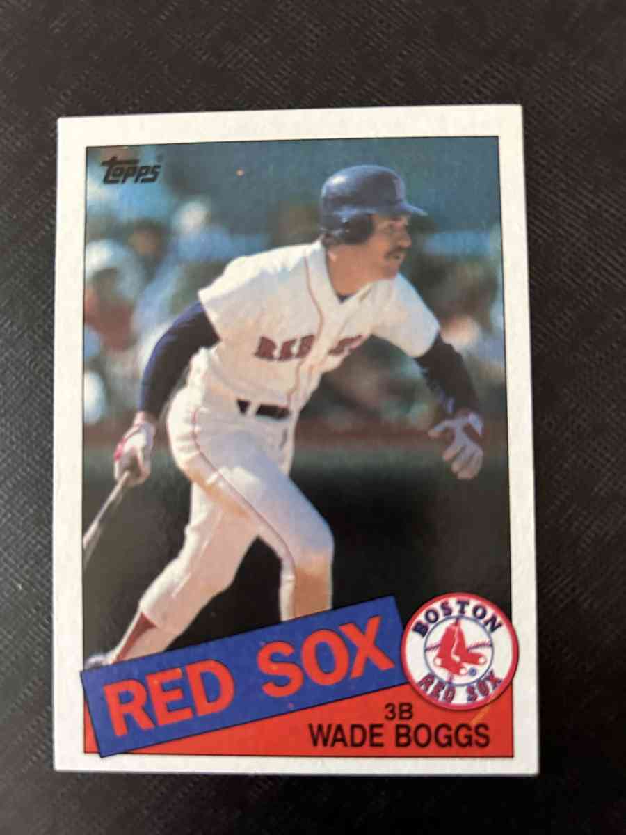 1985 Topps Wade Boggs baseball card