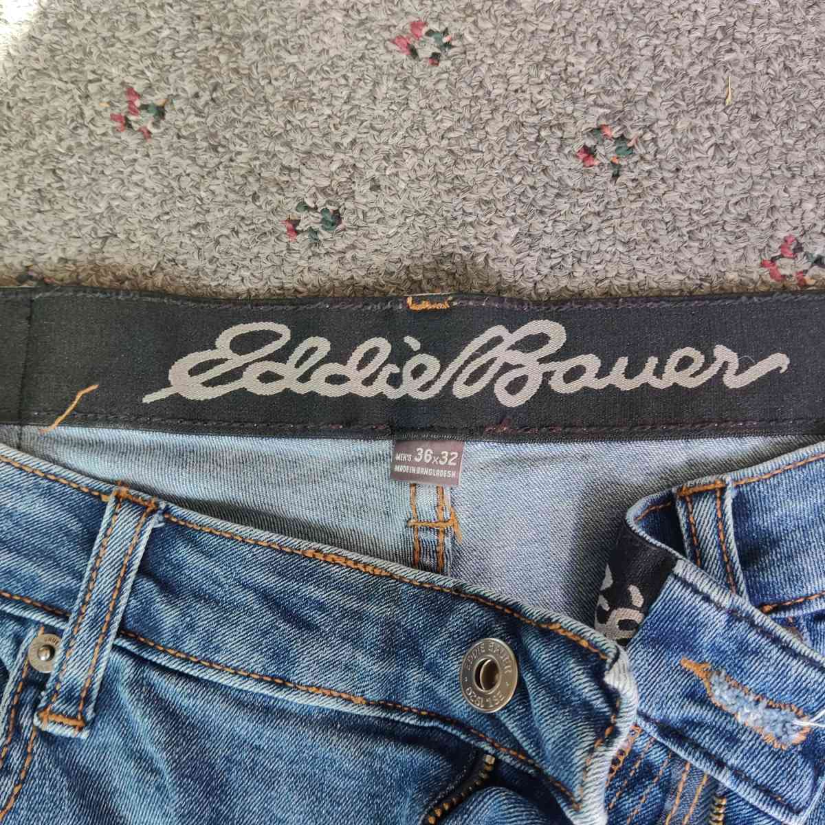 mens jeans Eddie bauer