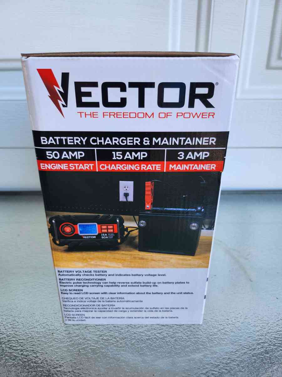 Vector Battery Charger and Maintainer