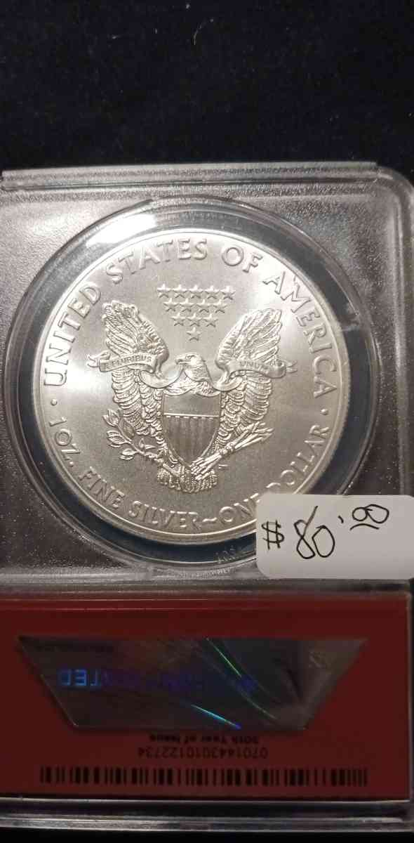 2019 American Silver Eagle Philadelphia uncirculated