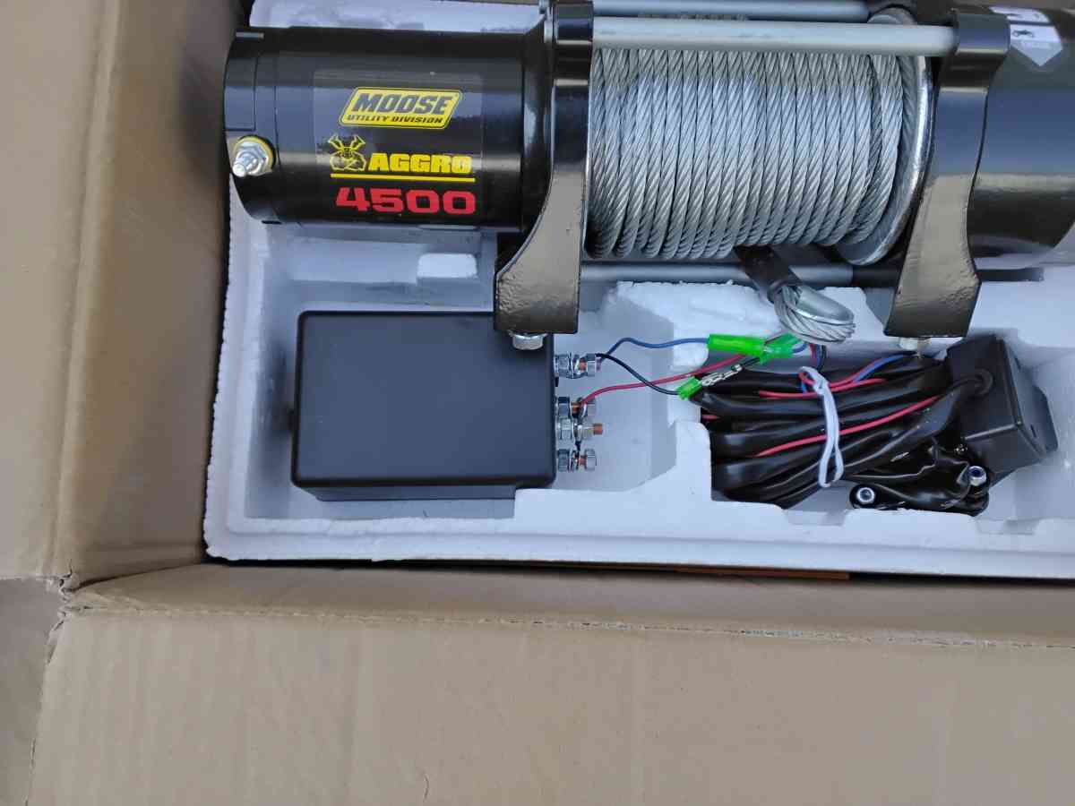 Nice Moose Aggro Electric Winch Model 4500 OEM New