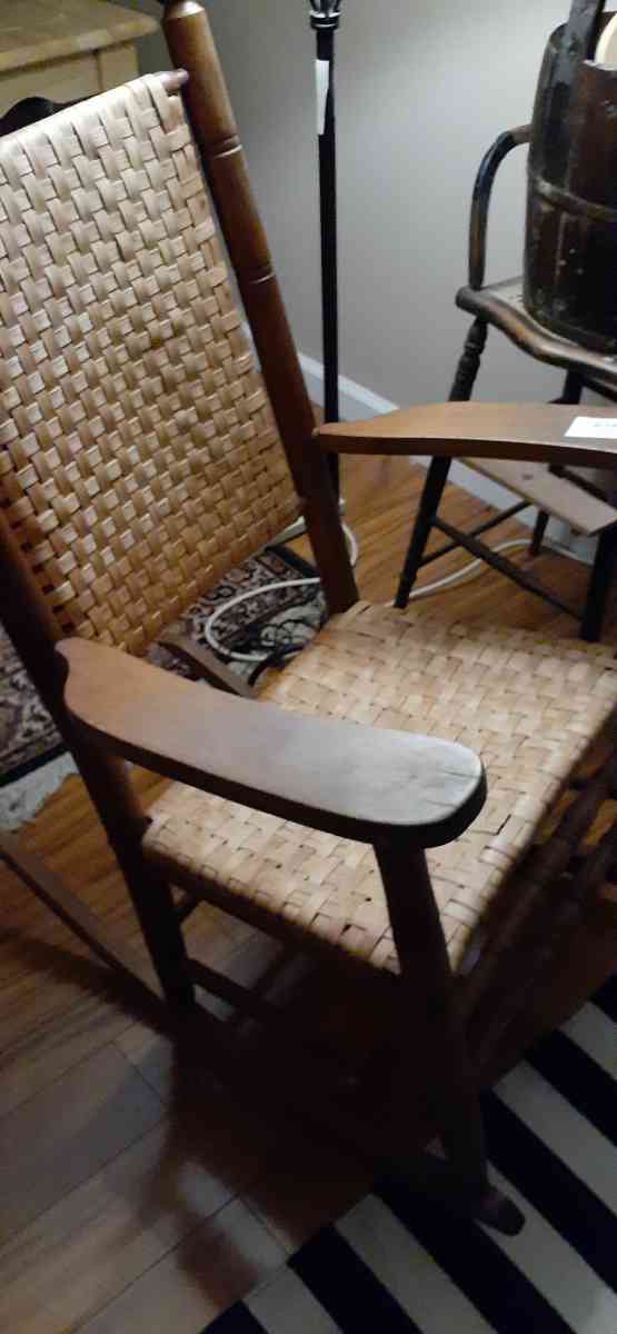 wooden rocker