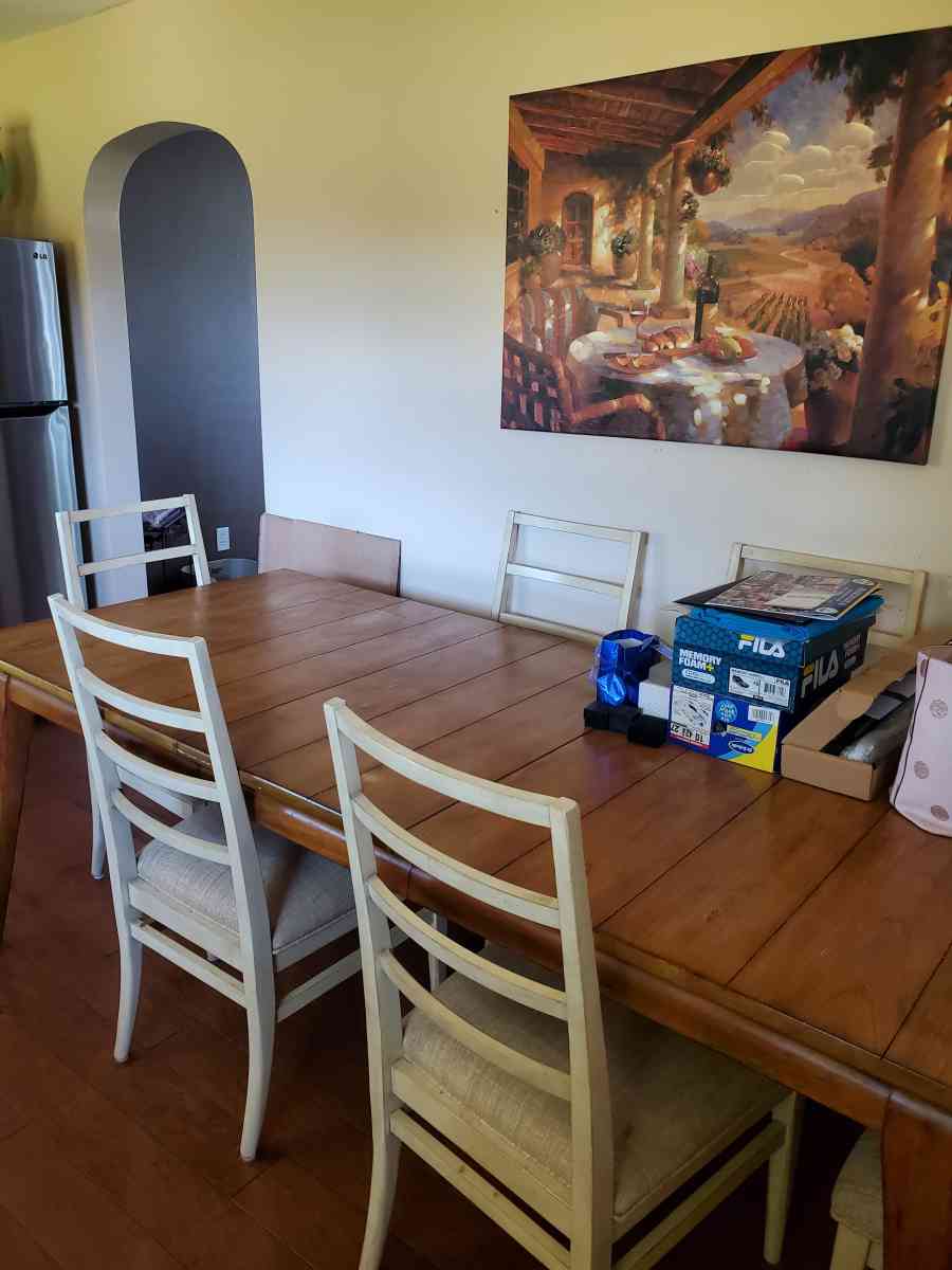 dining table 6 chaird