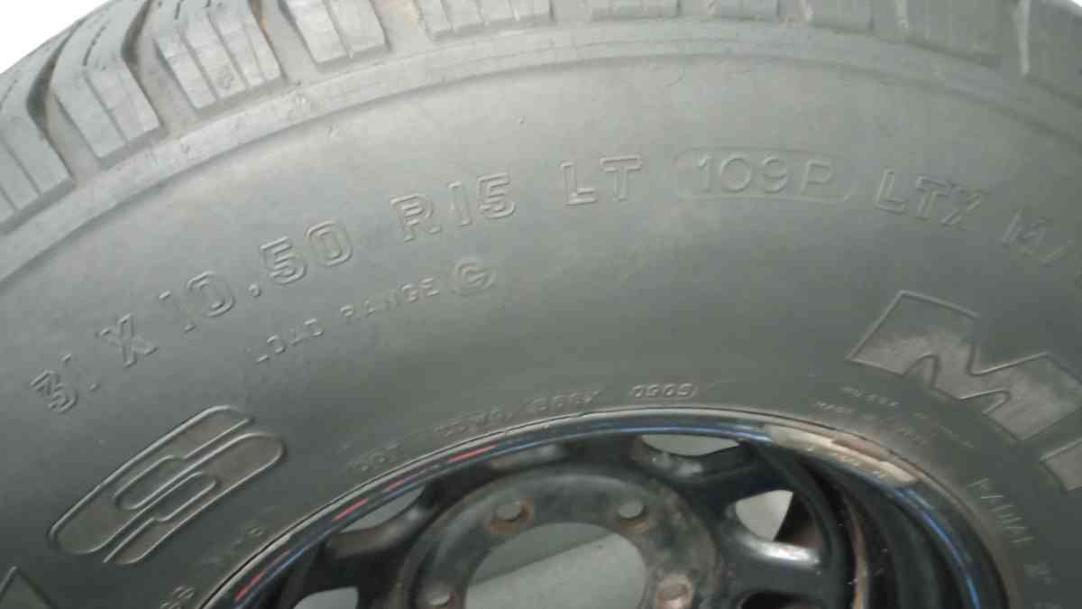 the  set of 4 tires and wheels R15