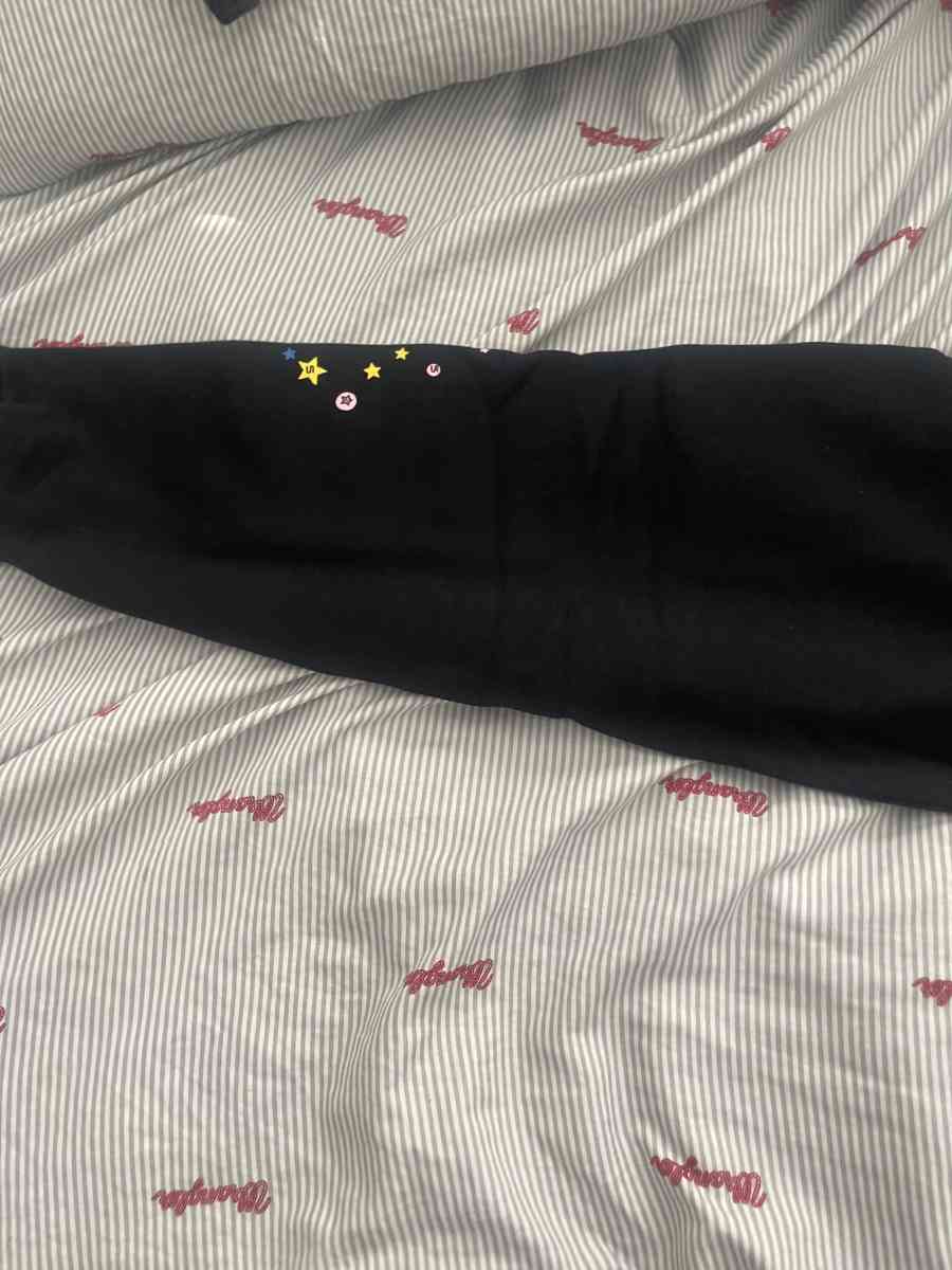 Black OG pink sp5der hoodie Authentic