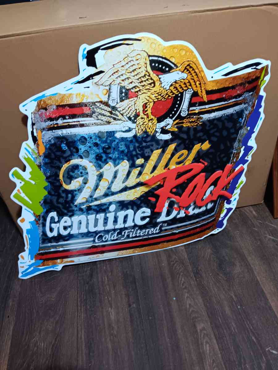 Miller DRAFT BEER SIGN  A