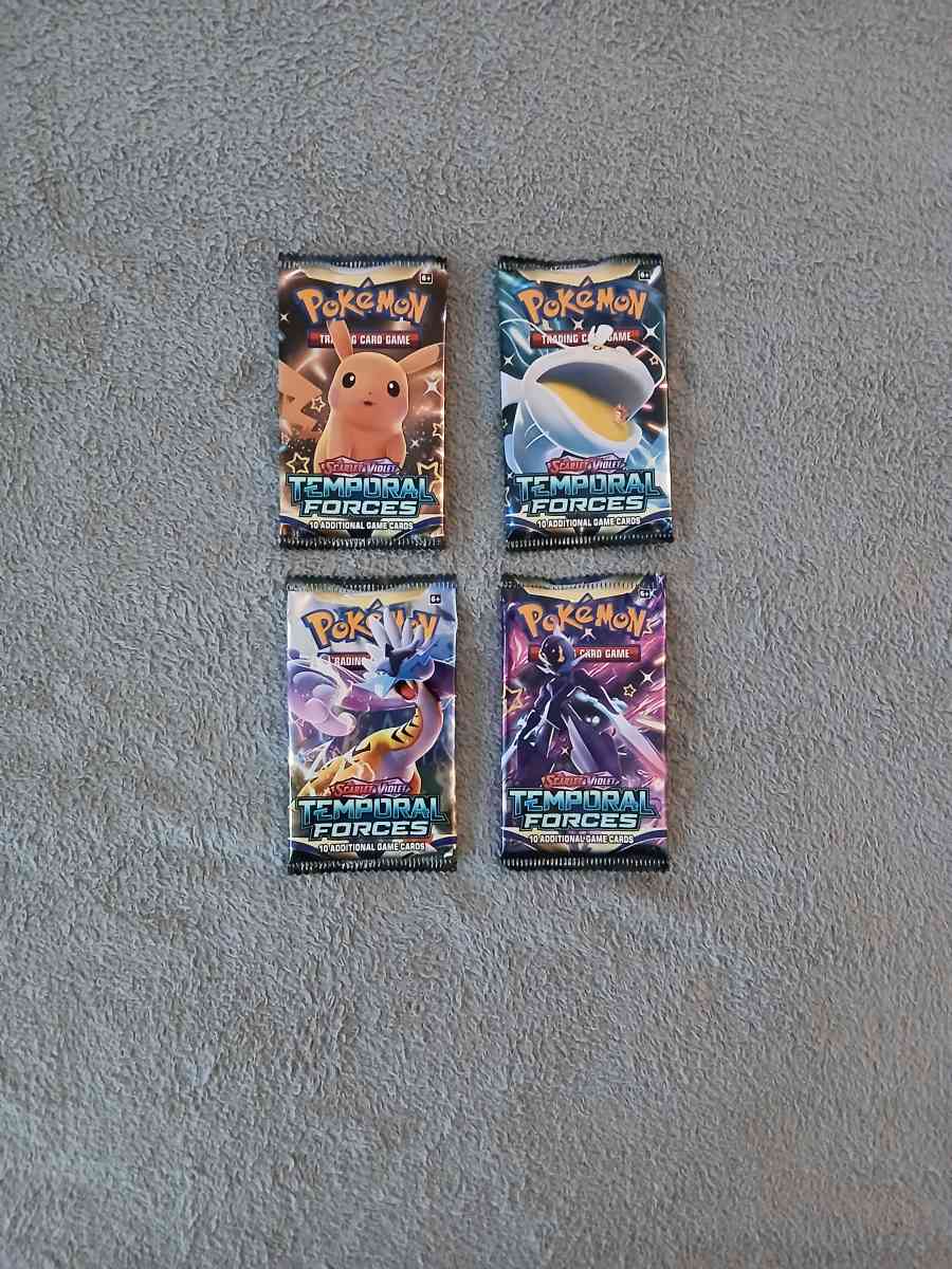 6 Pokemon Trading Cards Booster Packs 2022 2024