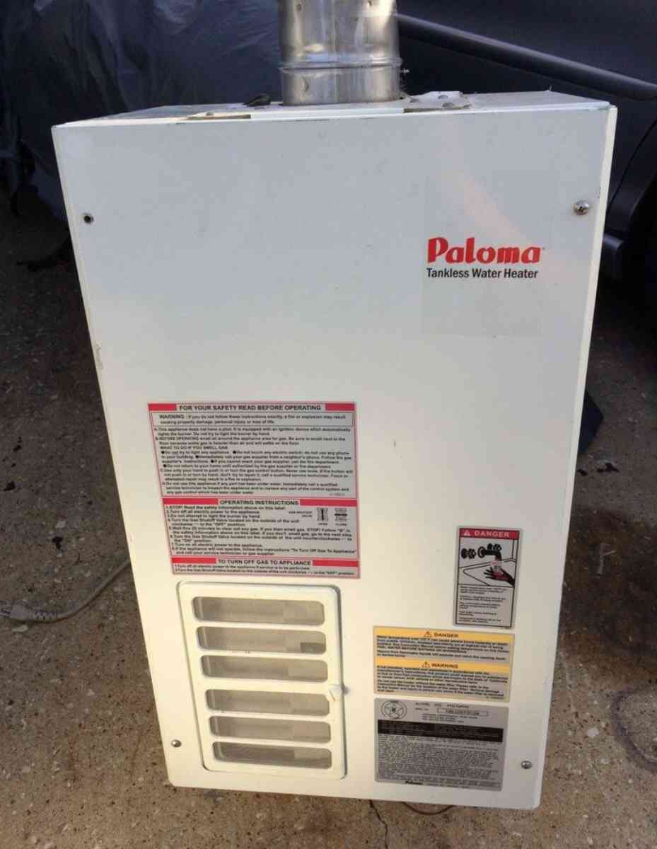 Paloma indoor Gas Tankless Water heater