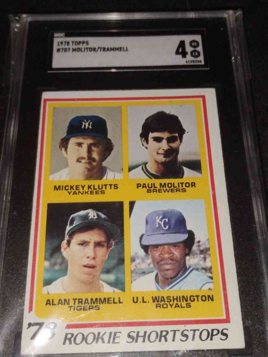 1978 Rookie Shortstops Graded Baseball Card