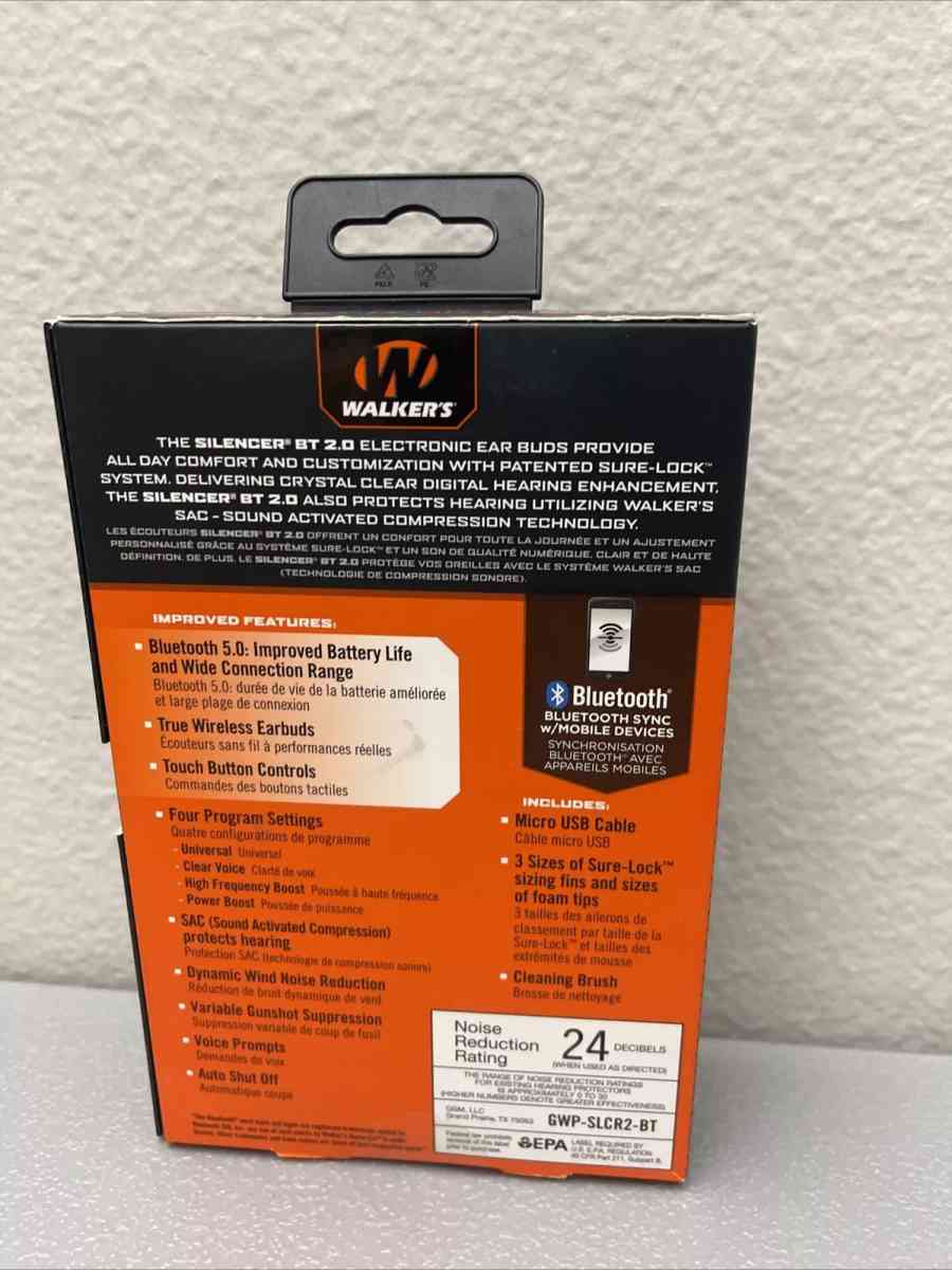 Look Walkers  Silencer Earbuds Wireless Blutooth  Protection