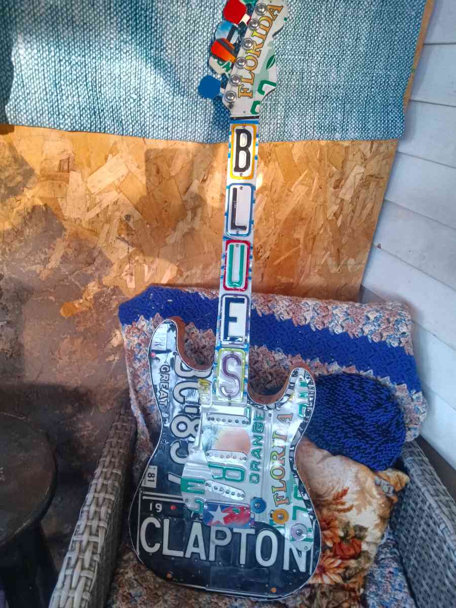eric clapton one of a kind guitar wall sign