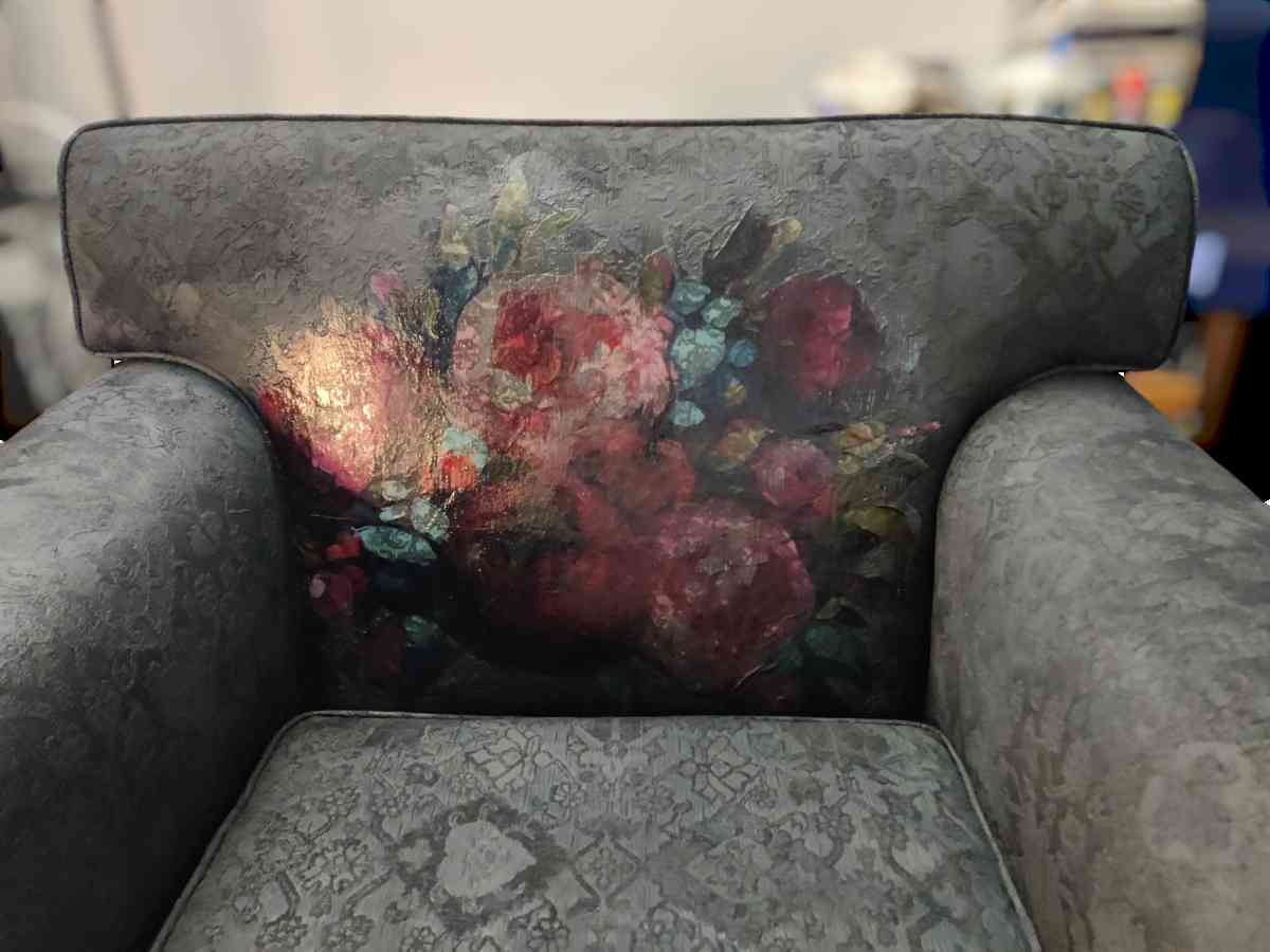 Charcoal Gray Accent Chair