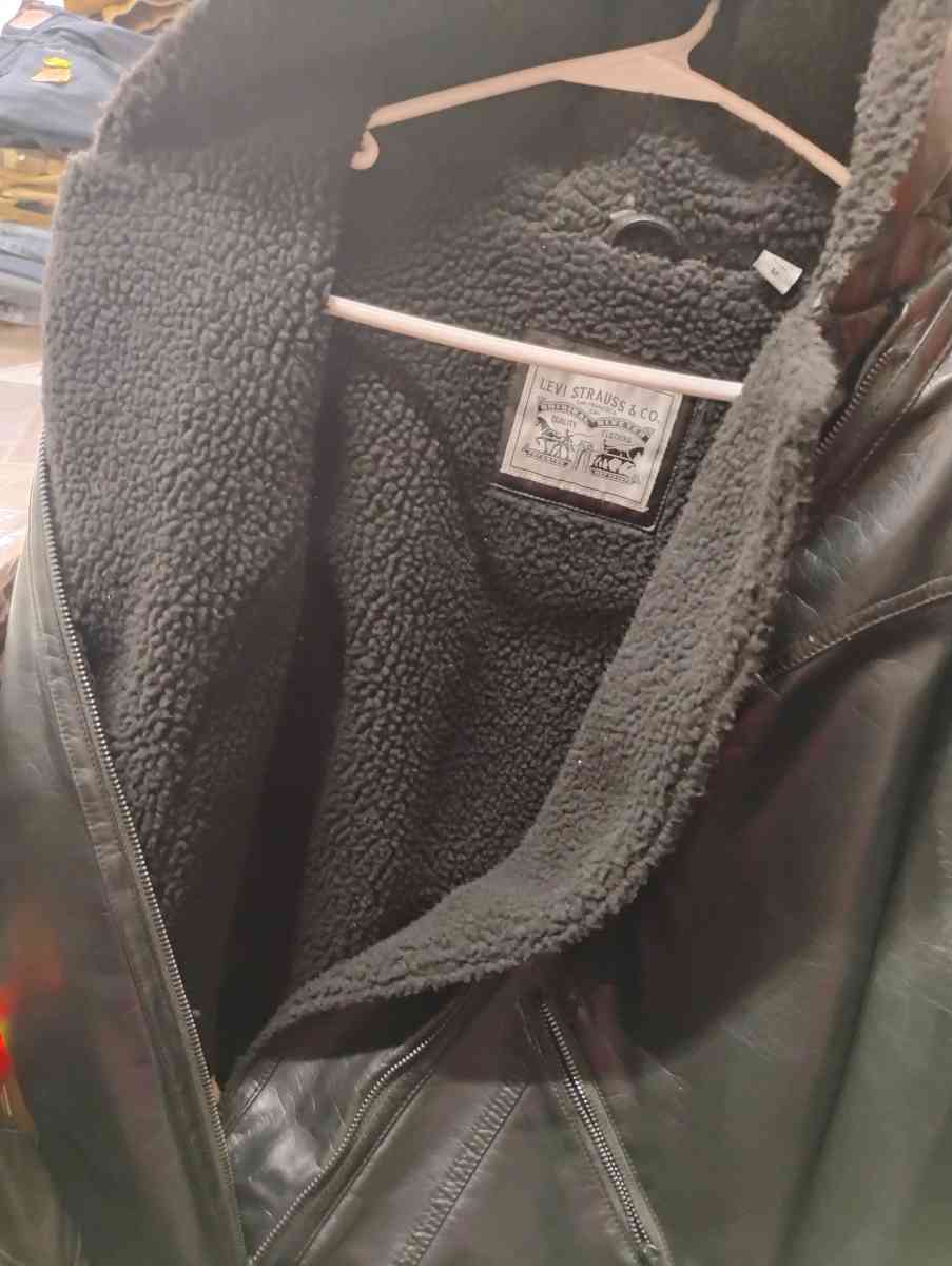 Woman Black Levis Jacket