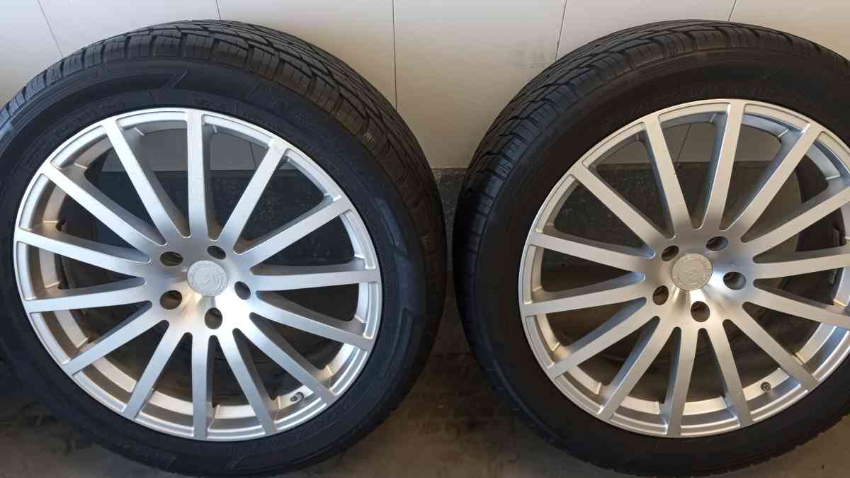 set of 4 tires and wheels R22