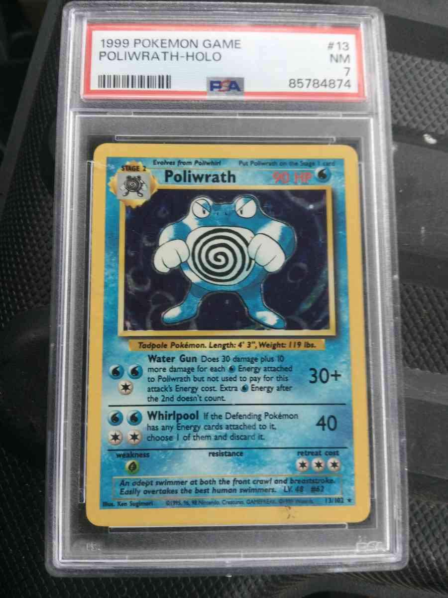 1999 pokemon game poliwrath holo