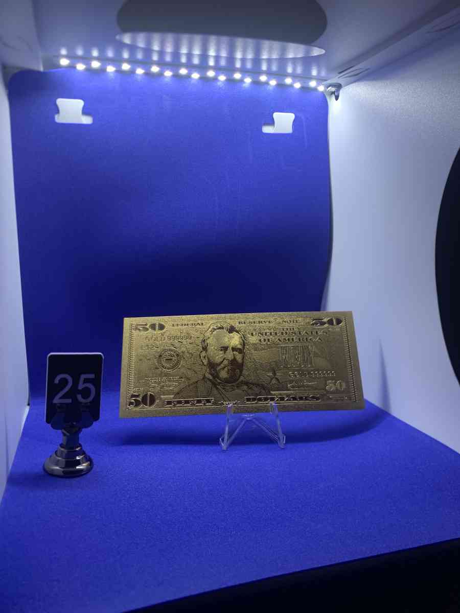 Gold Plated Collectors Bank Note