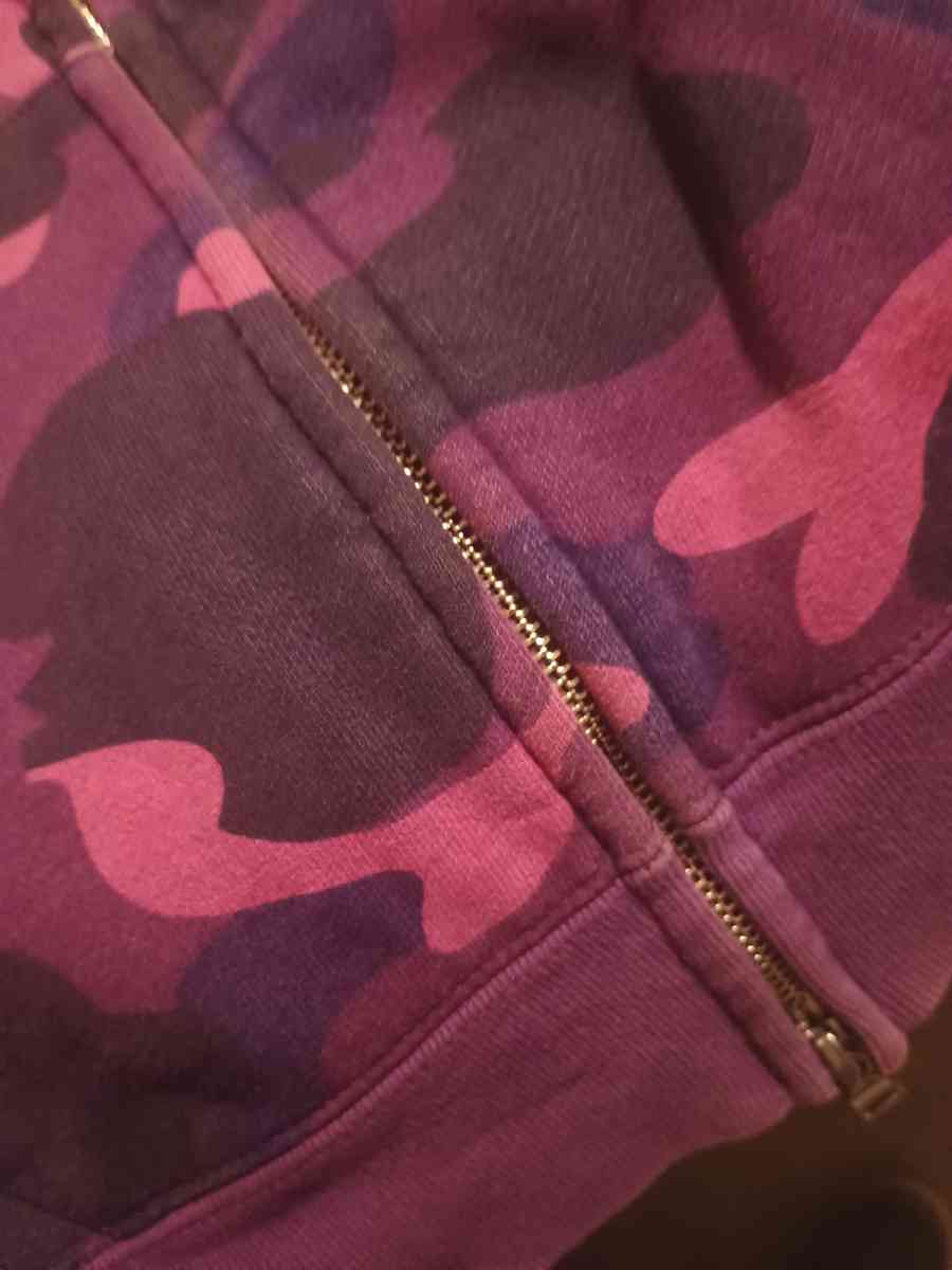 Purple Bape Full Zip Jacket