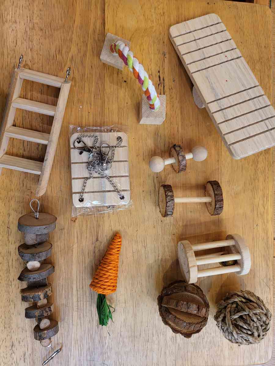 Hamster and chinchilla toys