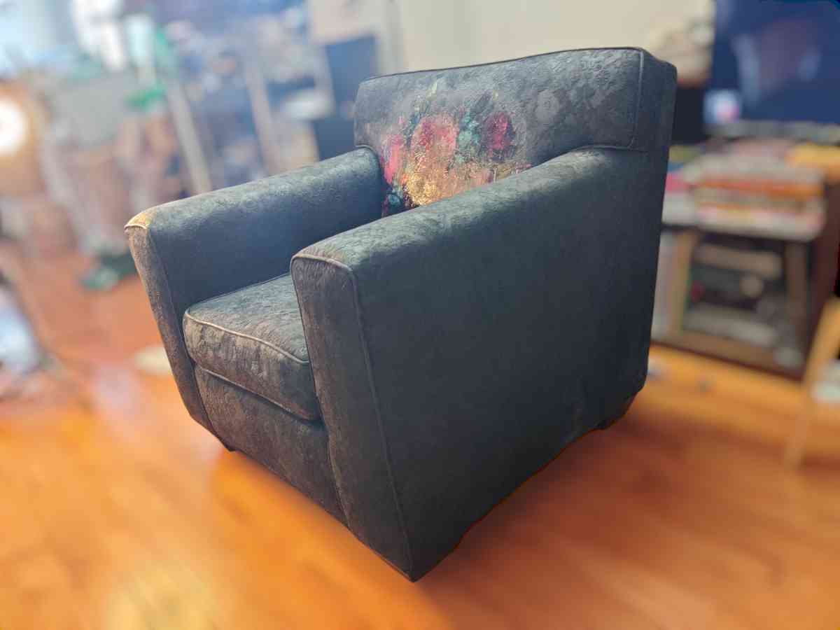 Charcoal Gray Accent Chair