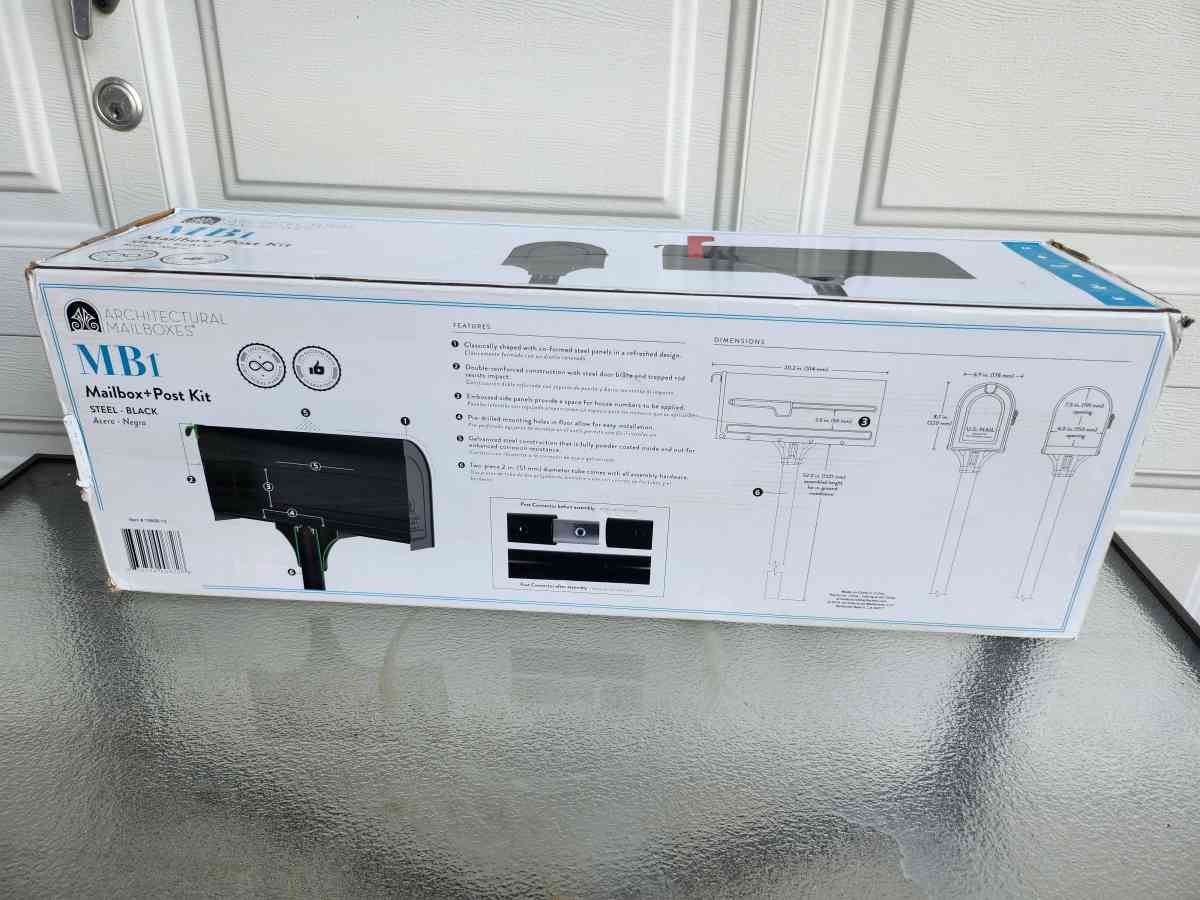 Architectural Mailboxes MB1 Mailbox and Post Kit