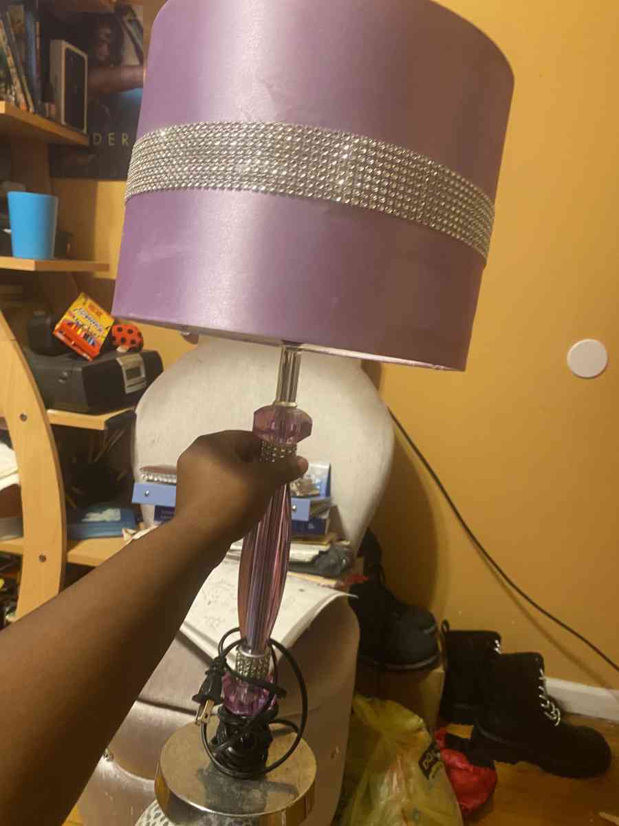 purple lamp