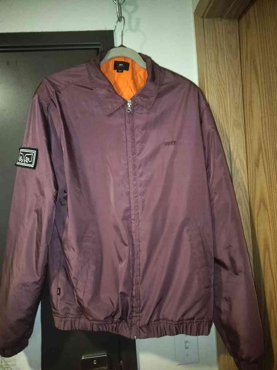 Obey Jacket and misc shirts