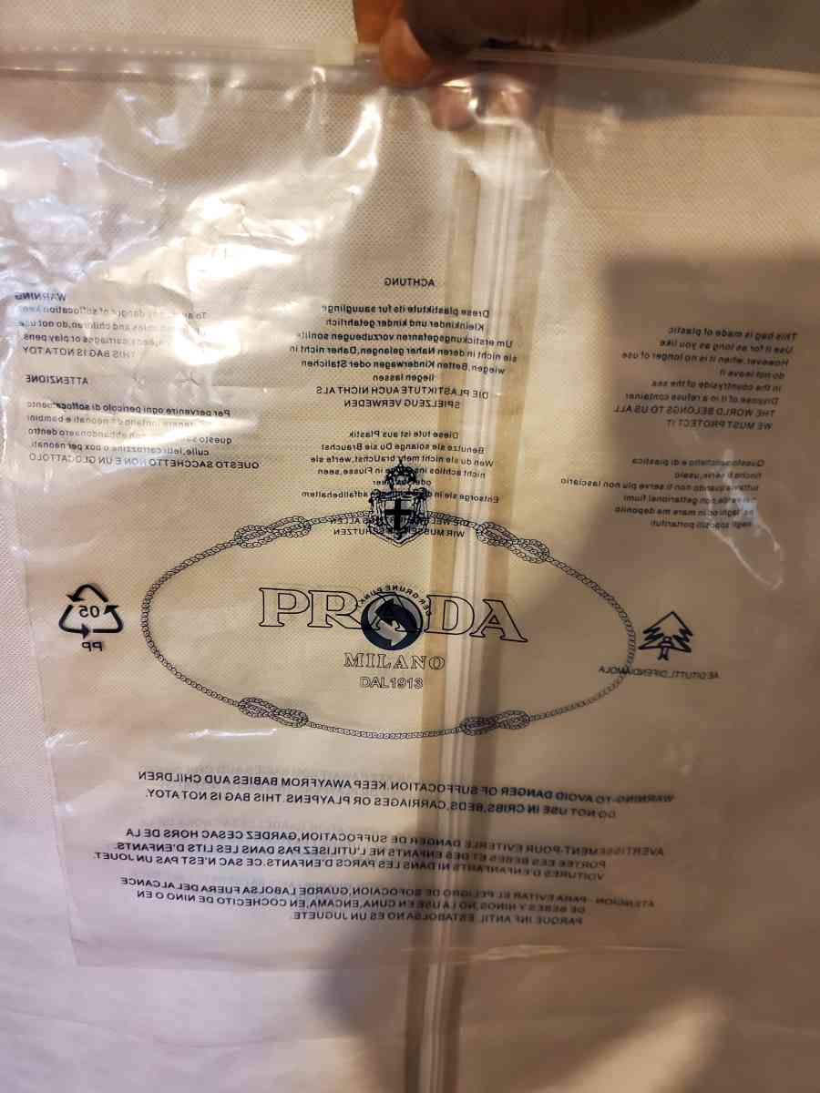 Prada logo and signature cap