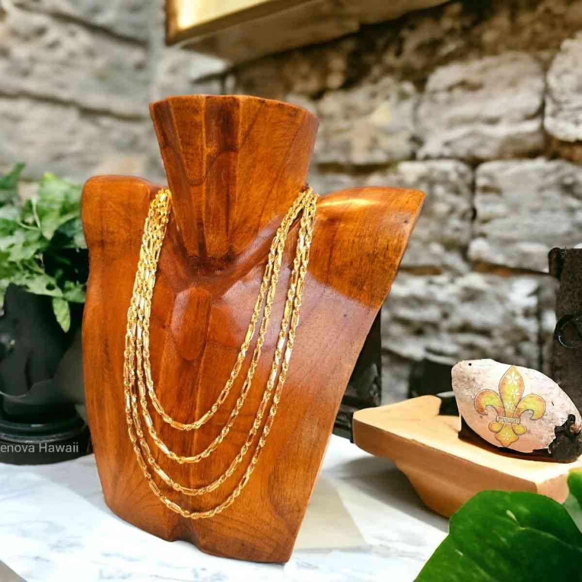 Luxury Italian Milano gold over silver chains available