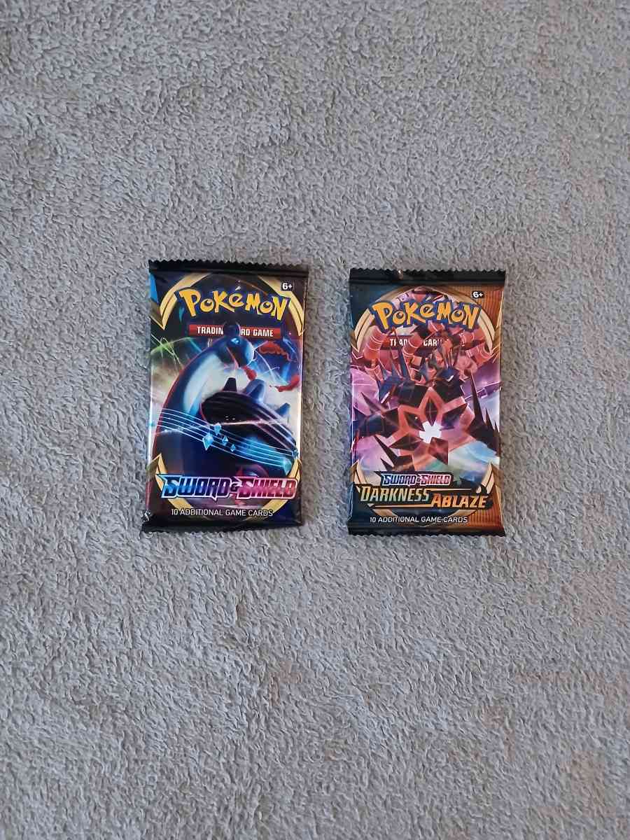 6 Pokemon Trading Cards Booster Packs 2022 2024