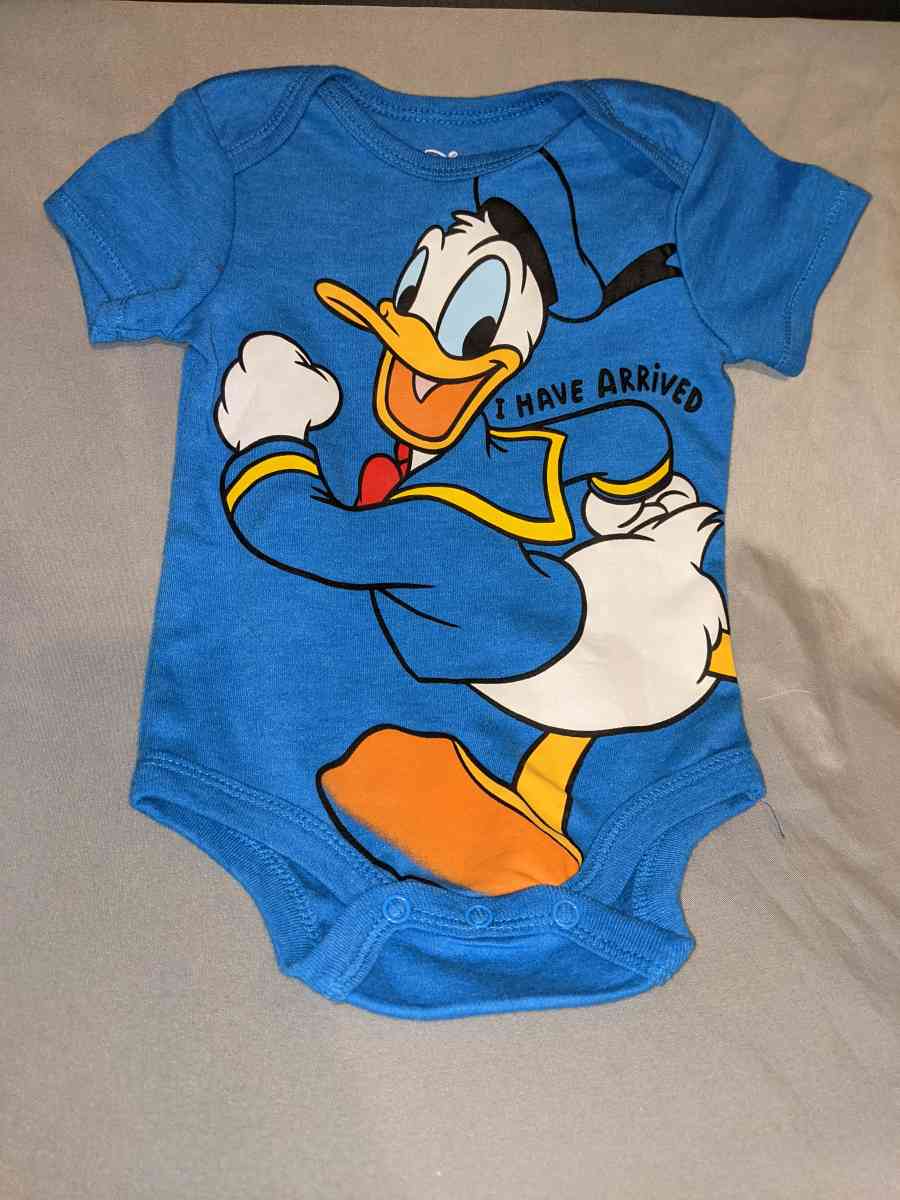 6 to 9 months Donald Duck onesie