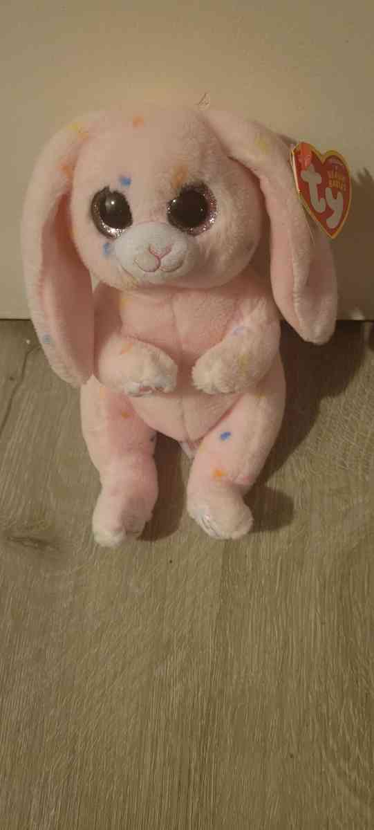 The Beanie Babies Collection Bellies easter may rabbit MINT