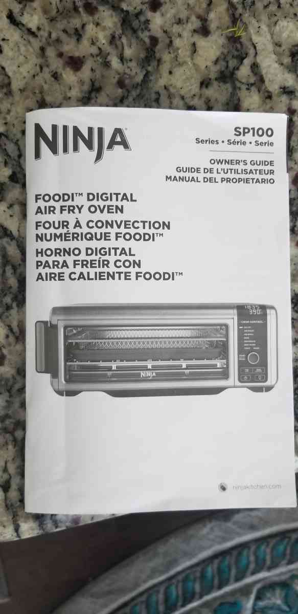 NINJA foodi digital air fryer oven sp100  8 programs