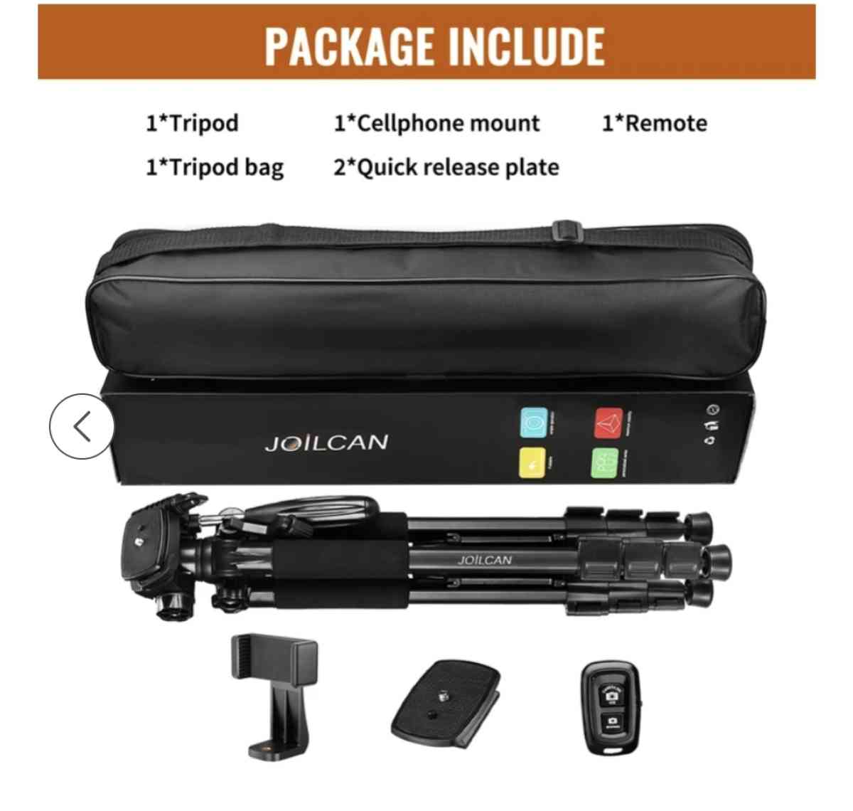 JOILCAN 75 Camera Tripod Tripod for Camera Stand