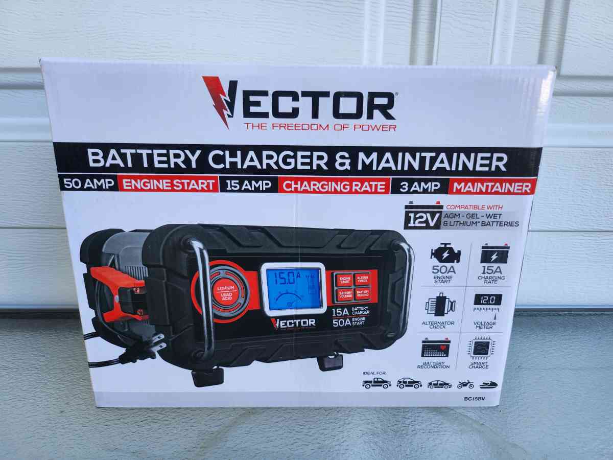 Vector Battery Charger and Maintainer