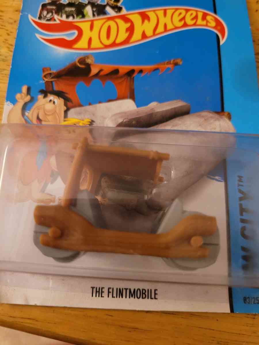 hot wheels  the Flintstones  the flintmoble