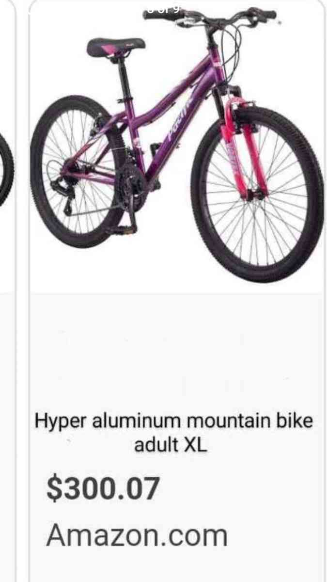 New women 21 speed XL mountain bike aluminum