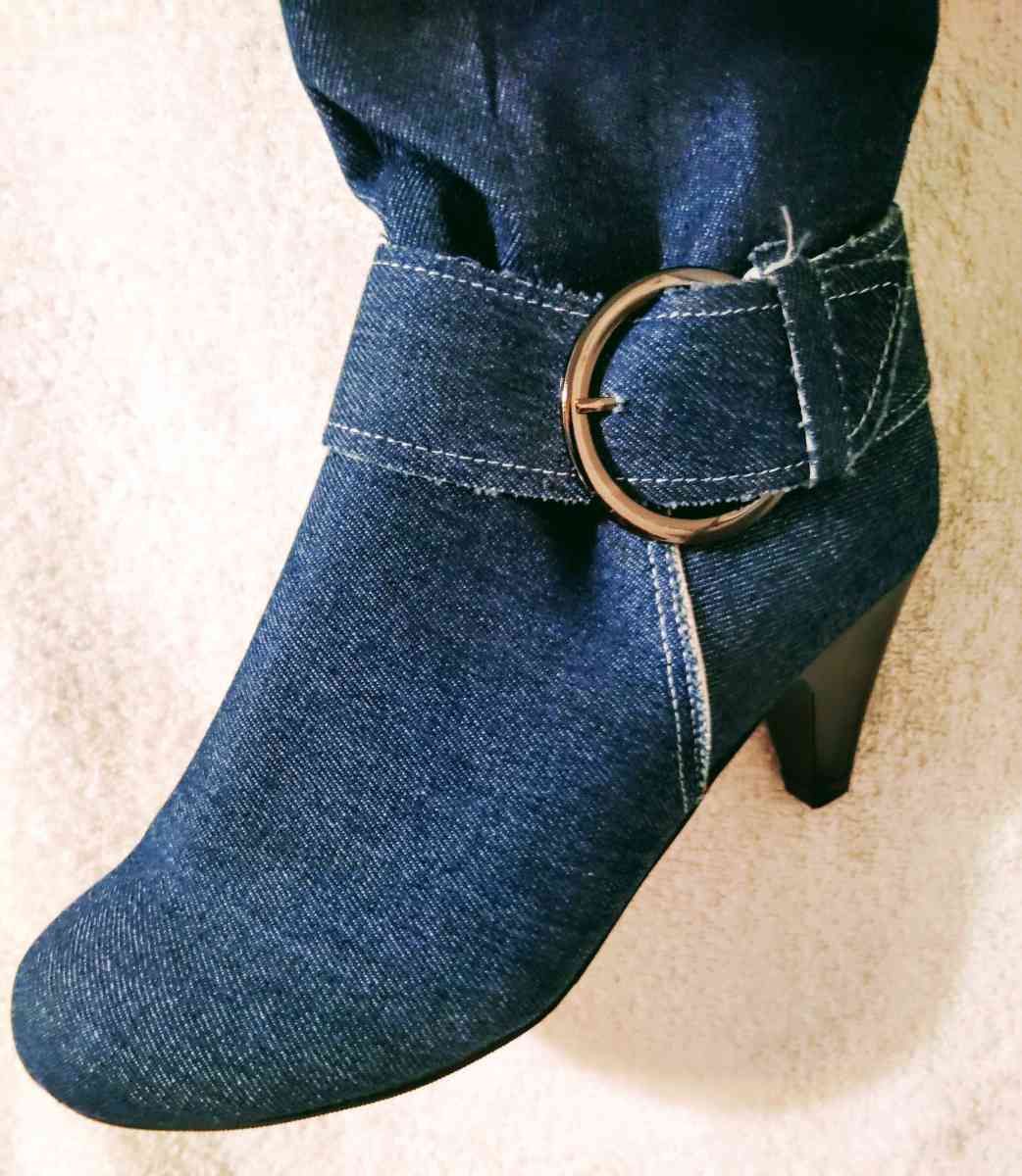 blue jean country boots