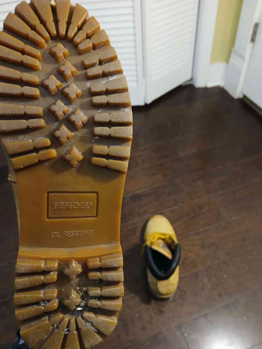 Brahma Steel Toe Waterproof Oil  Slip Resistant EH Size 8