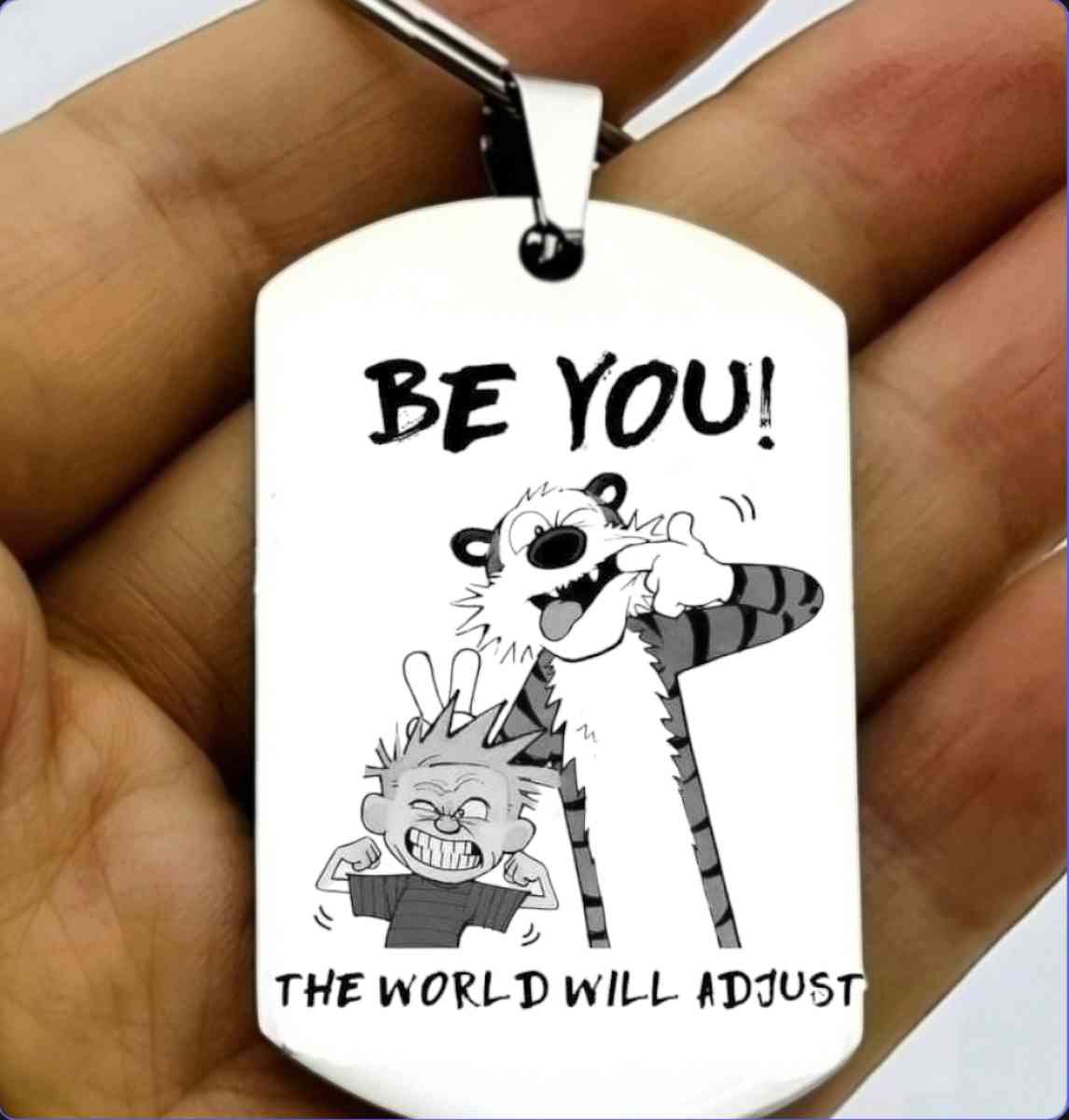 Calvin hobbes hot inspiration kids favorite Keychain