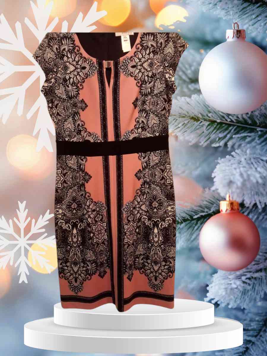 STUDIO 1 NWT  SHIFT DRESS W CAP SLEEVES