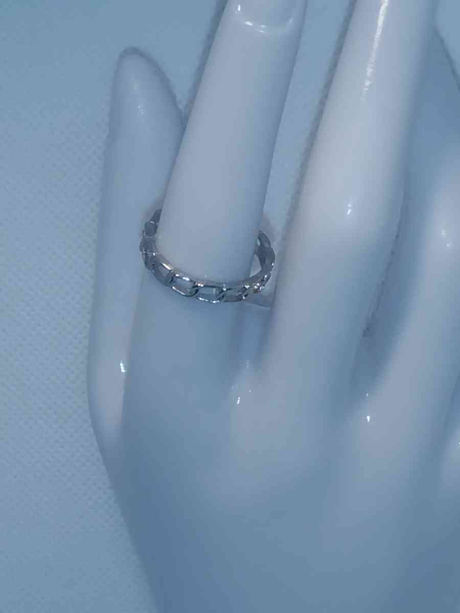 Chain Style Retro Geometric Ring