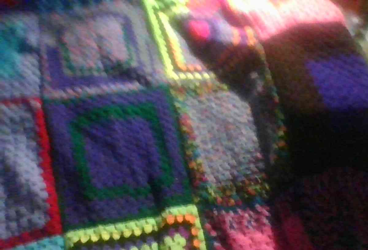 Double or single  Crochet Bedspread