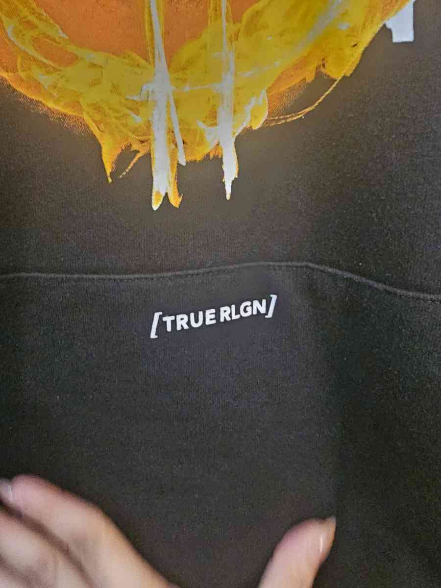 True Religion Black Hoodie XL