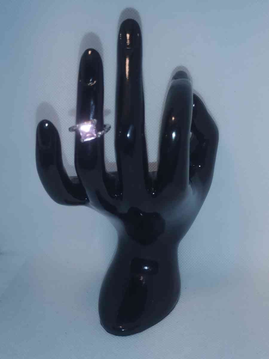 Split Square Silver Ring