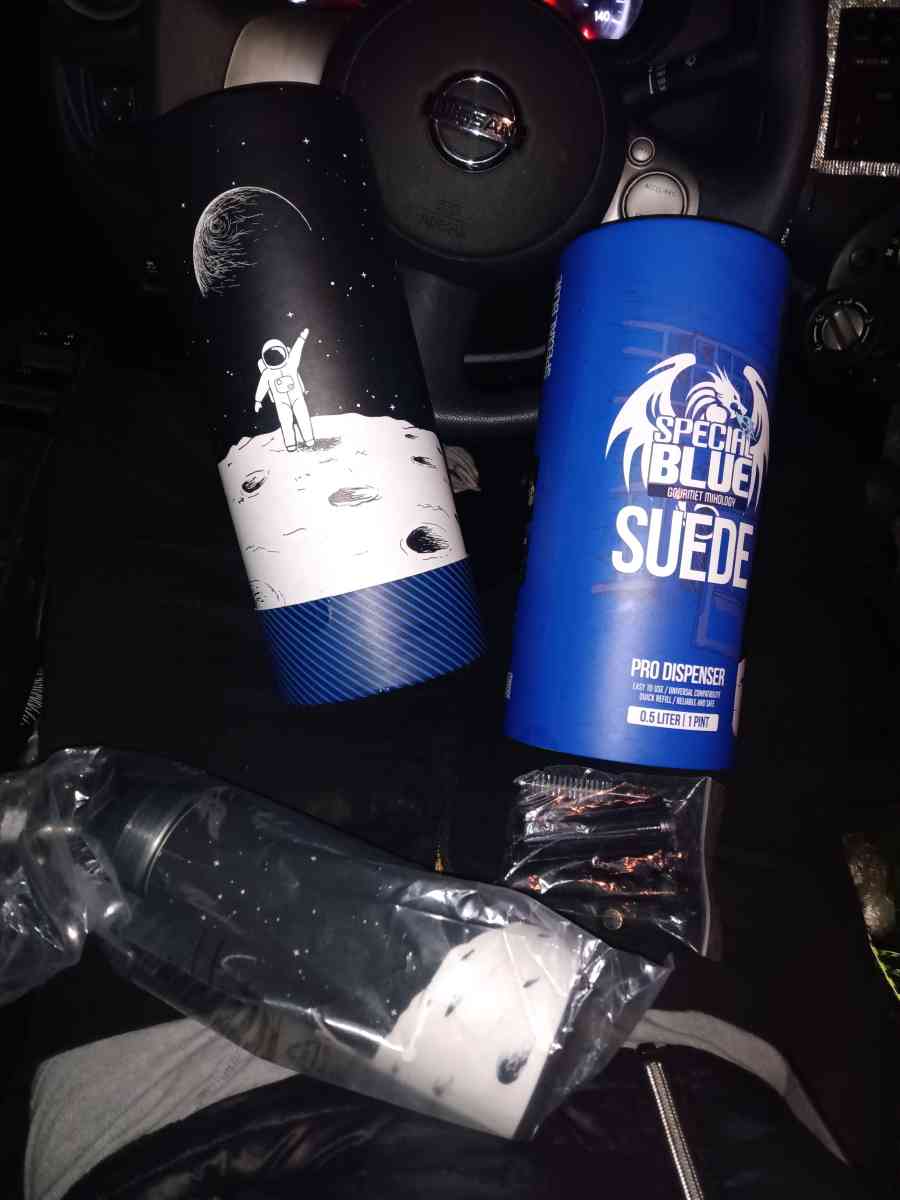 Blue gourmet mixology suede pro dispenser