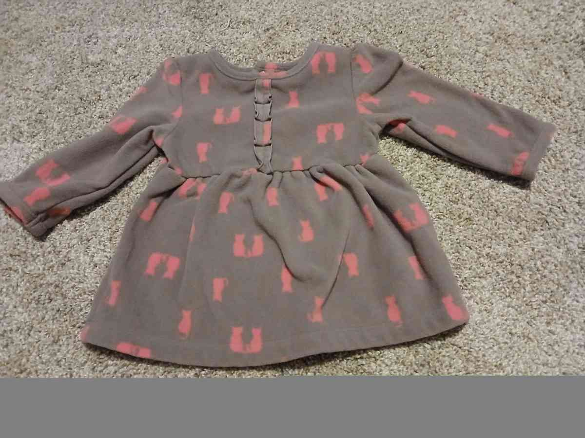 CHILD OF MINE CARTERS BABY GIRL PINK KITTY CAT TOP