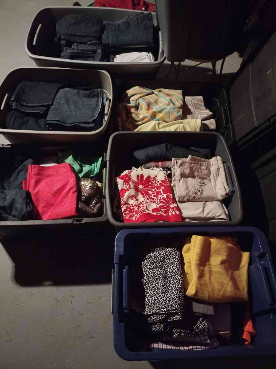 huge inventory of vintage womens clothes and accessories