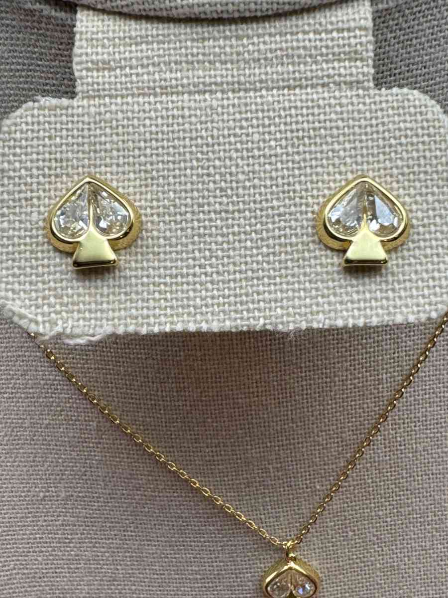 2035AOHP Kate Spade Everyday Spade Cubic Zirconia Stud   Pen