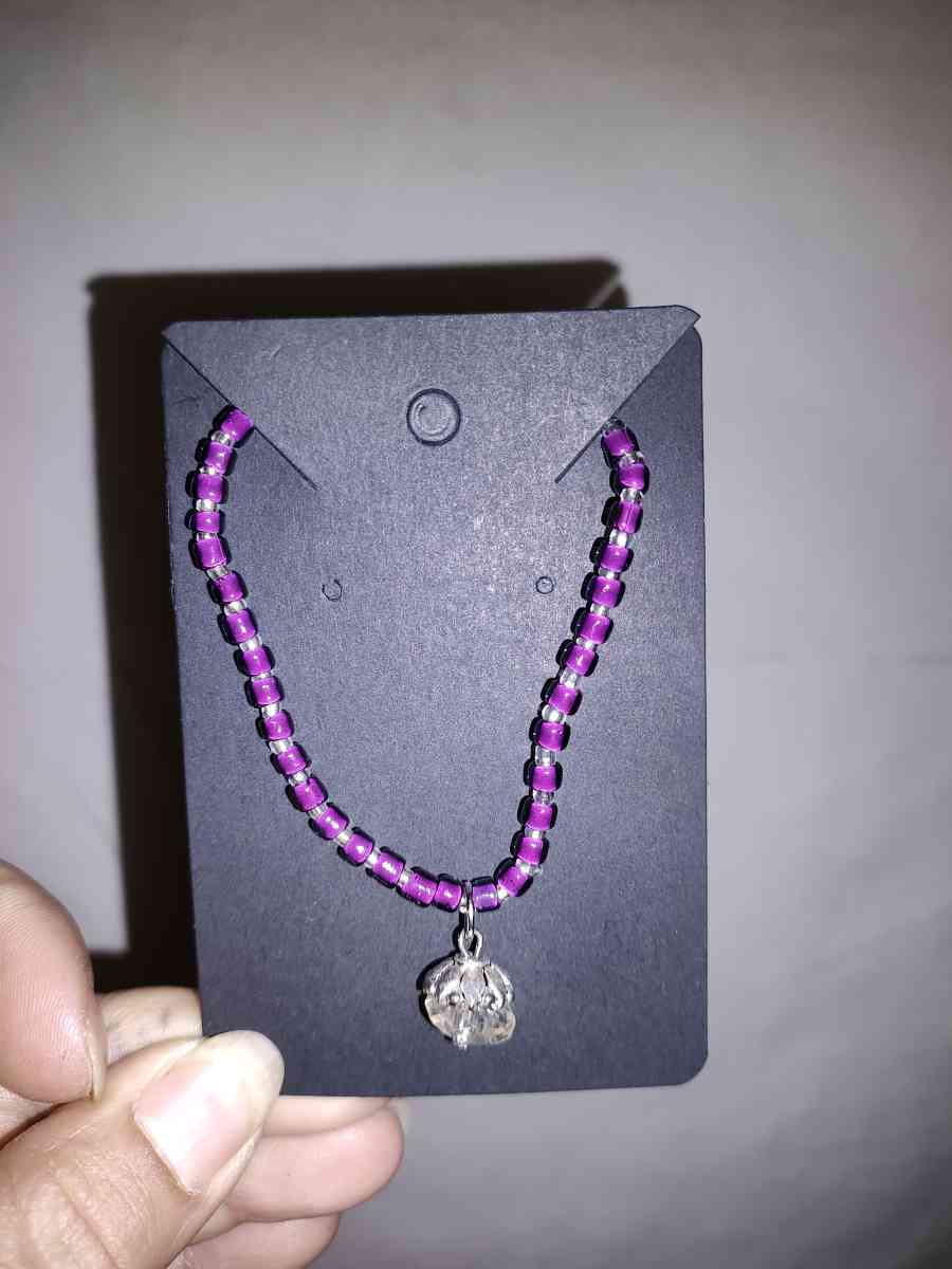 glass bead stretch bracelet