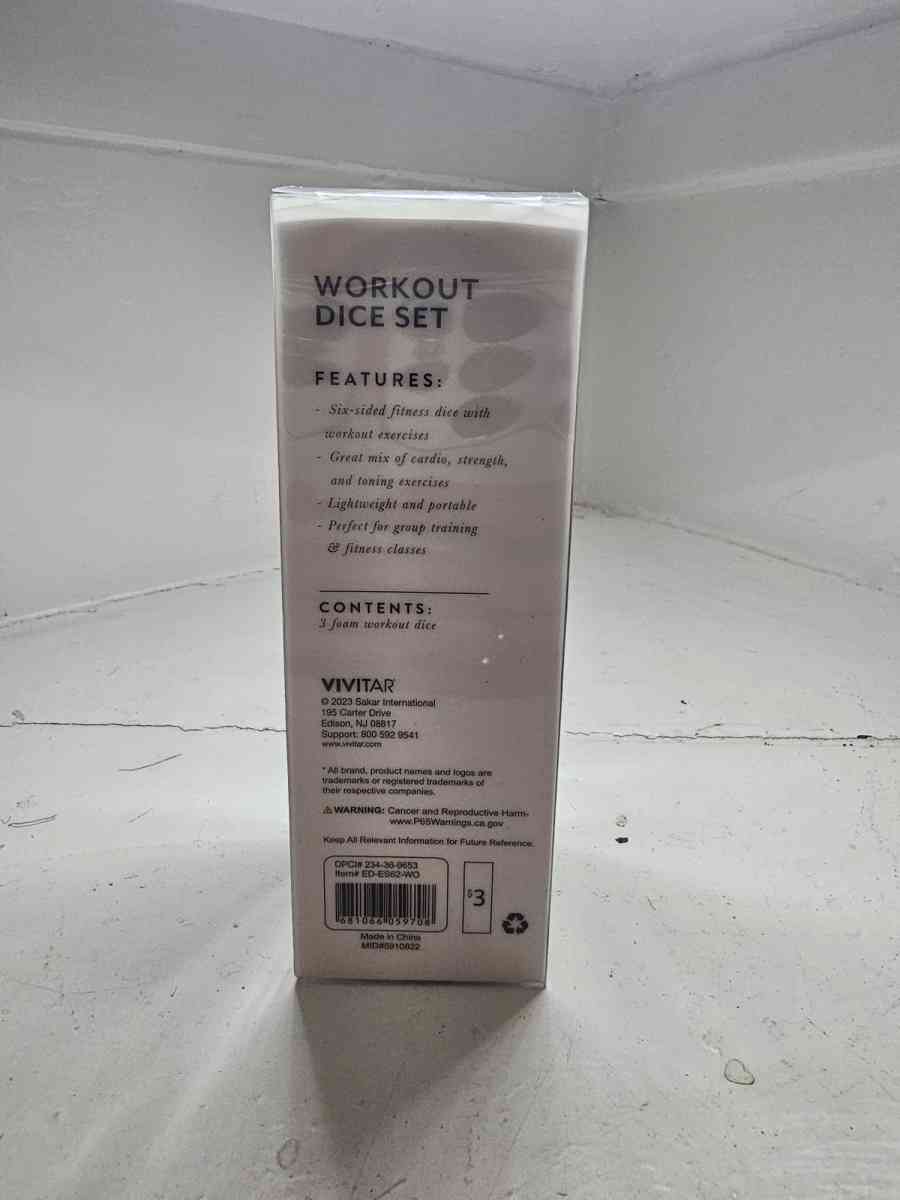 workout dice set